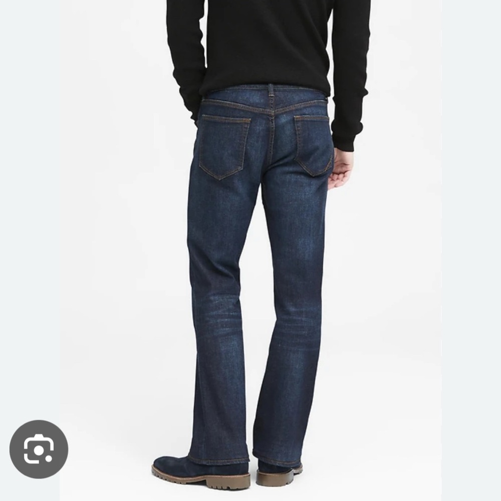 Banana Republic Blue Bootcut Jeans Timeless Style 33x32 100% cotton